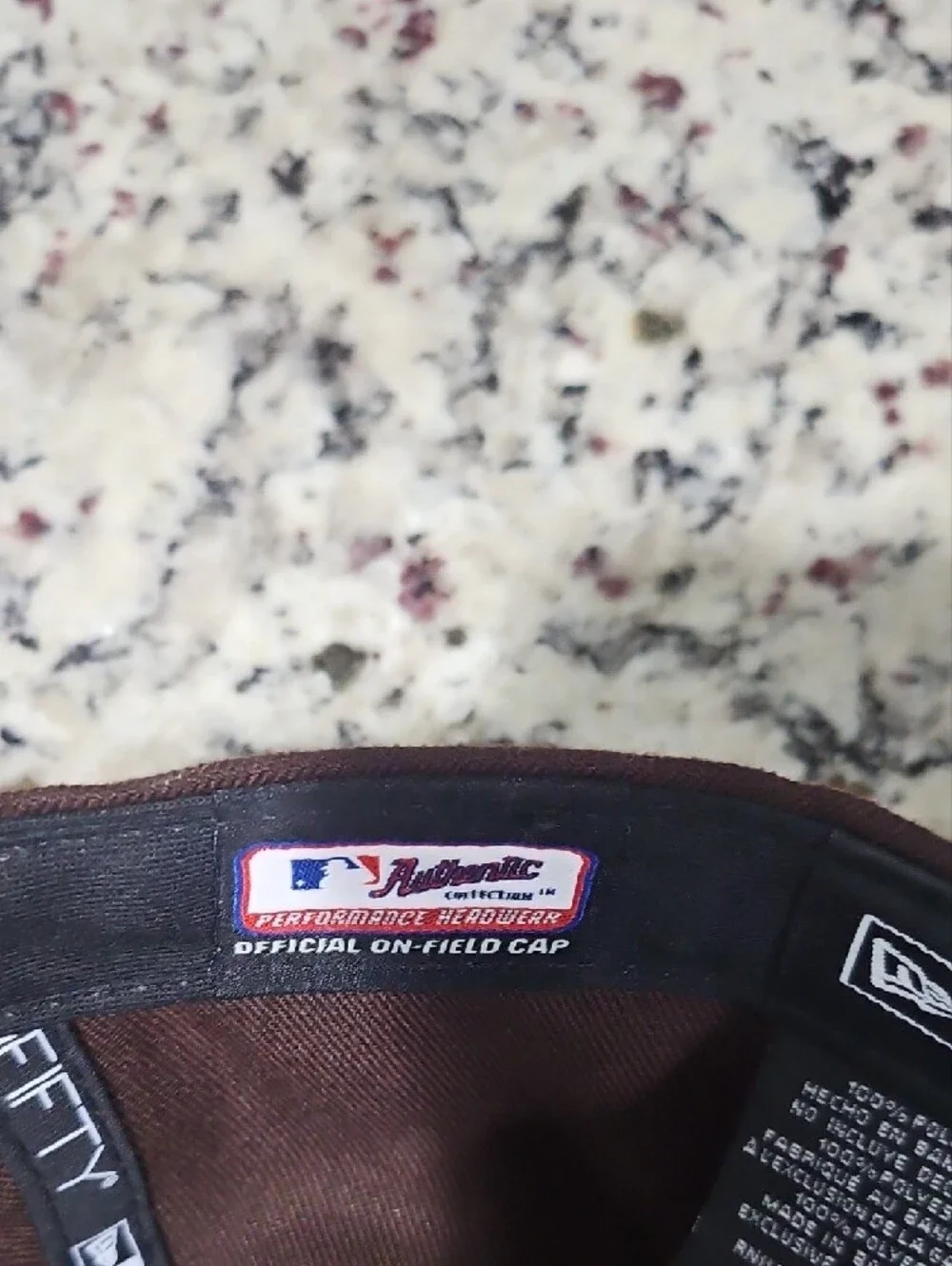 New Era Brown and Yellow San Diego Padres Fitted Hat